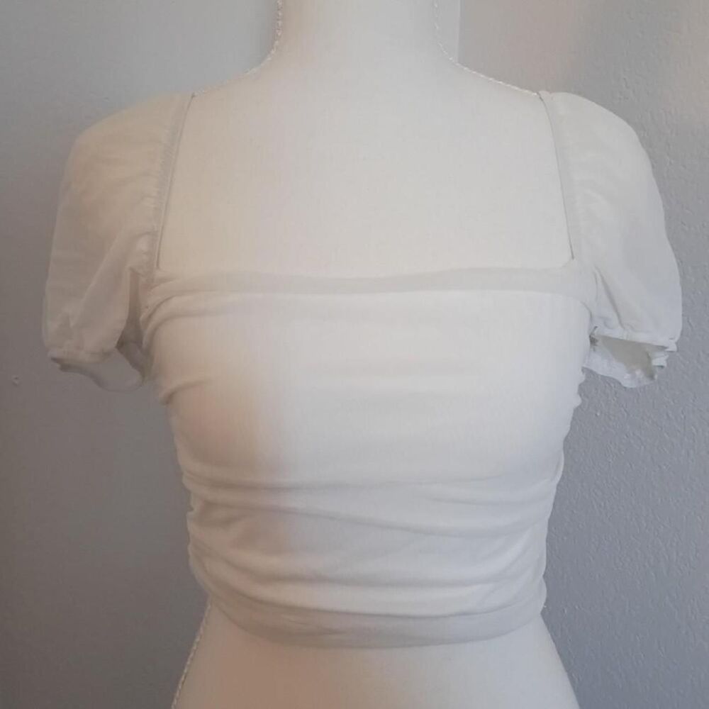 Princess-polly Women's White Crop-top